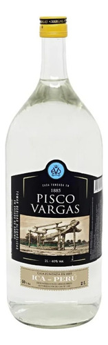 Pisco Peruano Vargas - Acholado - 2l (destilado De Uva)
