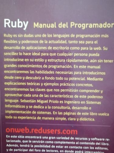 Ruby Manual De Programador Año 2008 :)