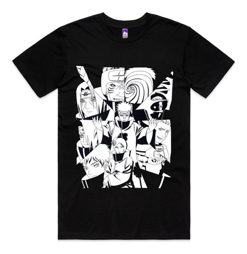 Imagem 1 de 9 de Camiseta Da Akatsuki Membros Itachi Sasori Pain Anime Naruto