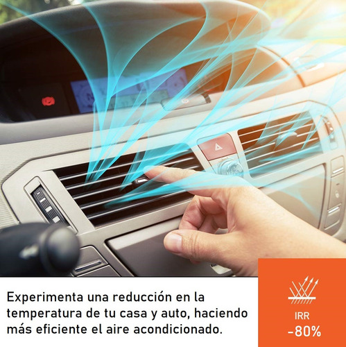 Película Nanocerámica Inteligente Bloqueo De Calor 2m Lineal