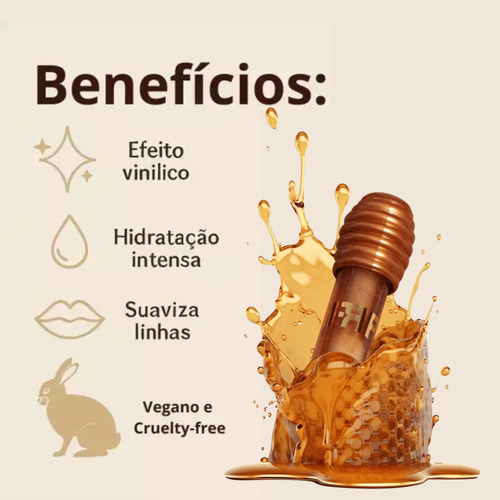 Gloss Lip Honey Fran By Franciny Ehlke 5g - Brilho Incolor