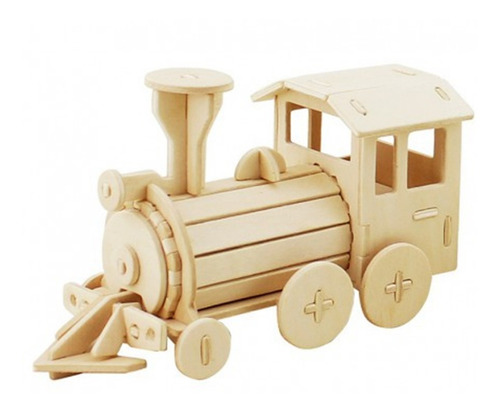 Puzle Robotime 3d Madera Locomotora Robotime Tsuy