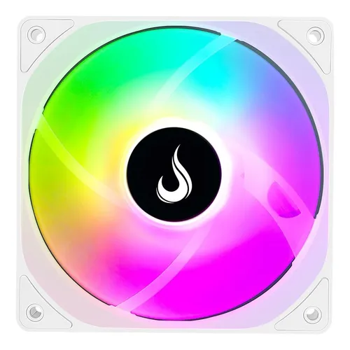 comprar Fan Cooler Ventoinha Branco 120mm Rgb Rise Mode 5v Gabinete