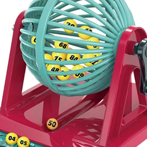 H Juego De Bingo, Bolas De Bingo Con Jaula, Juguete