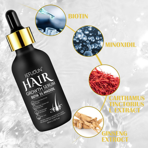 Sérum Para El Crecimiento Del Cabello Flasture Con 5% De Min