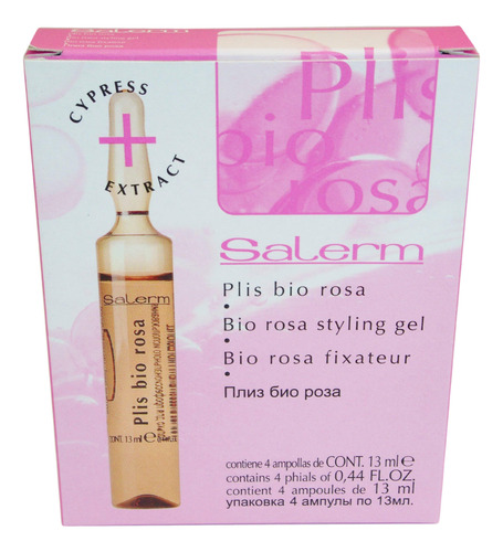 Salerm Bio Rosa Styling Gel  4 ampollas 0,4 oz