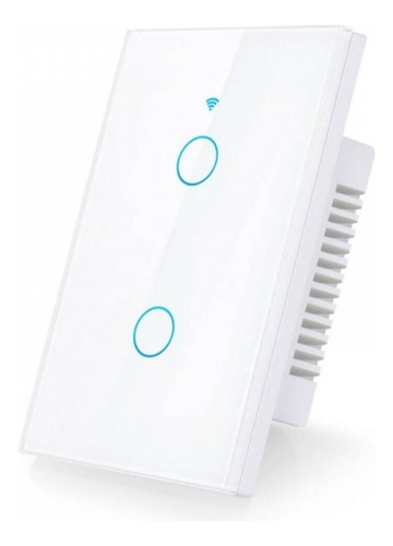 Interruptor De Luz Táctil Tuya Smart 2 Ch Wifi App