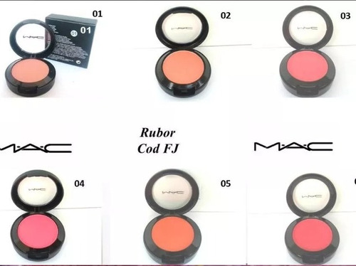 Rubor Mac Y Clinique 6 Gramos Con Espejo Y Brocha, Colorete