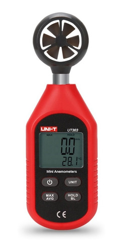 Anemometro Uni-t Ut363 Medidor De Viento Y Temperatura