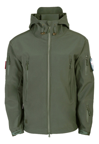 Men's Windproof Waterproof Softshell Jacket,fleece Lined