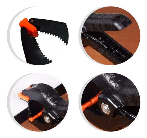 Imagem 3 de 6 de Grampo Sargento 4 Peças 7cm Para Carpinteiro Fixação Aperto