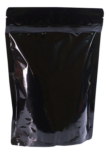 300 Saquinhos Fecho Zip Stand Up Pouch 17x23,5 Preto