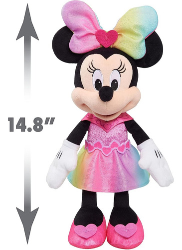 Peluche Minnie Mouse Interactiva Con Luces Y Sonido