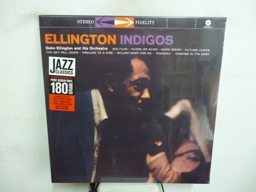 Duke Ellington Indigos Vinilo Europeo Nuevo Cerrado 180gr