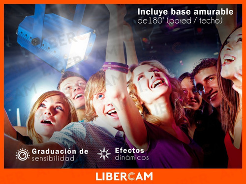 Flash De Led Audioritmico Cob Fiestas Dj Luz Estroboscopico