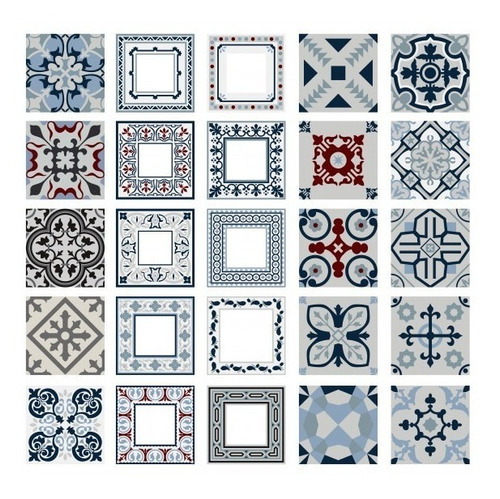 Vinilos Decorativos Azulejos/ceramicos Impresos X12 15x15cm
