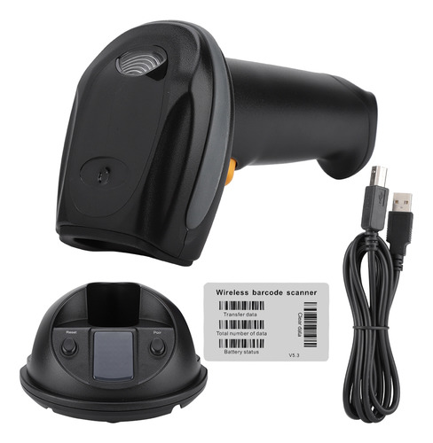 Pistola Inalámbrica Scanner Fg Wx2800c 433 Mhz Con Código De