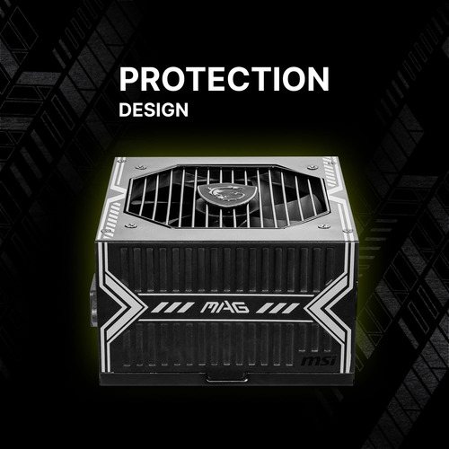 Fonte De Alimentação Msi Mag A750bn Pcie 5 Gaming 750w 80 Pl