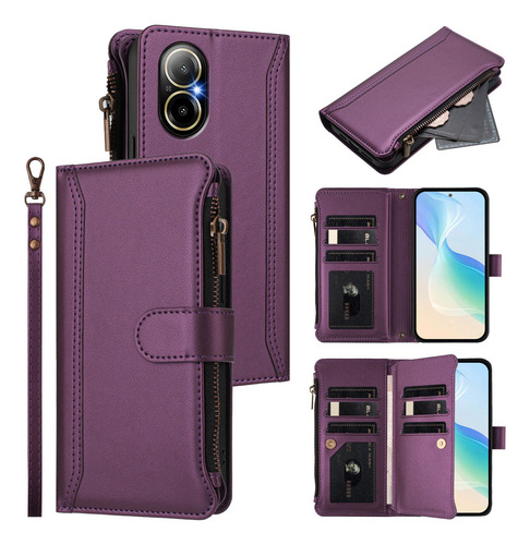Funda De Piel Tipo Cartera Con Tapa Para Vivo V40 Se V40 Pro V40 Lite
