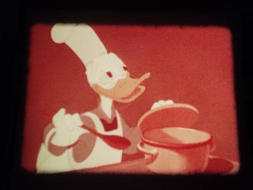 Pelicula Super 8 Dibujo Animado Pato Donald A Comer! Disney (Usado)
