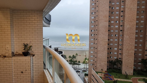 Imagem 10 de 15 de Apartamento Vista Mar, 2 Dorms.,1 Suíte, Lazer Completo- Guilhermina - Ap6474-a
