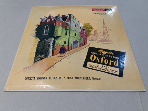 Sinfonía N°92 Oxford, Haydn - Lp Vinilo Nacional 7/10