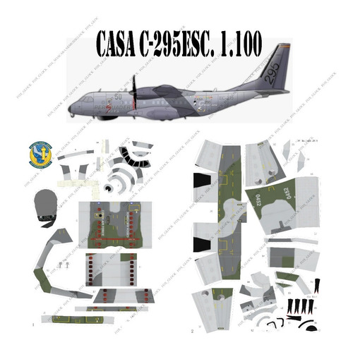C-295 Casa Escala 1.100 Papercraft