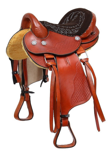 Sela De Cavalo Australiana Havana Assento 15  Bronc-steel 29