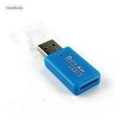 Imagen 2 de 2 de Lector De Memorias Micro Sd Flash - Otg Usb - Pc - Blister