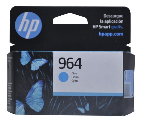 Cartucho Hp 964 Cian 3ja50al Original Sellado Verificable