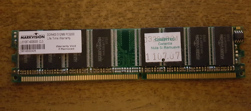 Memoria Ram Markvision Ddr400 Pc3200 512mb