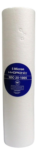 Juego De 5 Filtros Spun Hydronix 2.5x10 Micraje A Escojer