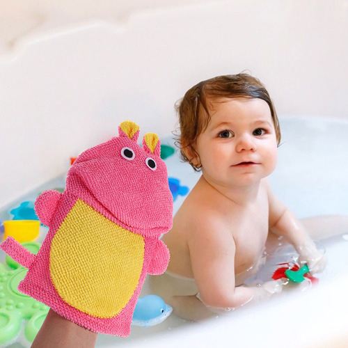 Guantes De Baño Para Bebés Con Dibujos Animados, 3 Unidades,