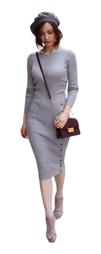 Vestido Carol Lana Invierno Cashmere Oficina Arma Tu Look