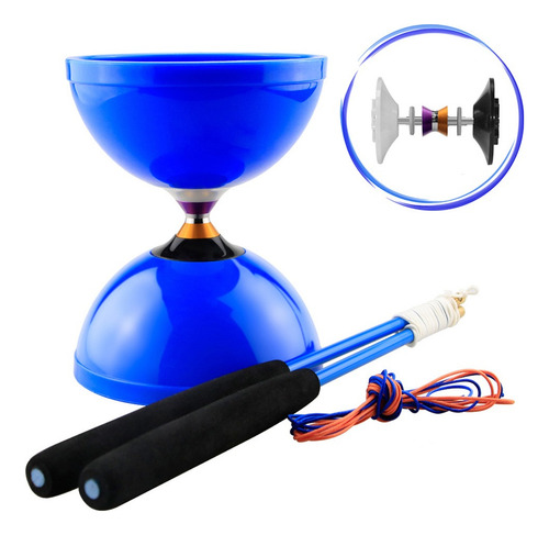 Juguete Chino Yoyo Diabolo Con Cojinete Triple Y Palancas De