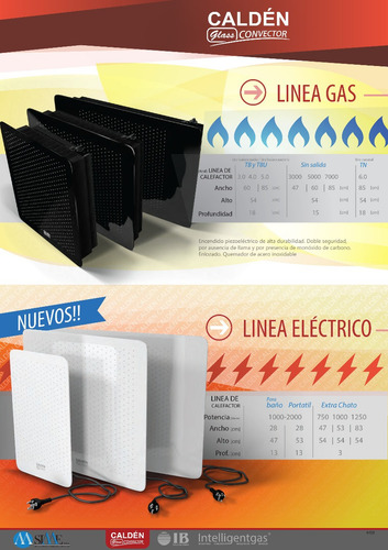 Calefactor Eléctrico Calden 1000w Extra Chato Entrega Gratis