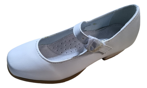 Zapato Blanco Mujer Niña Cueca, Fiesta, Comunión Flamenco