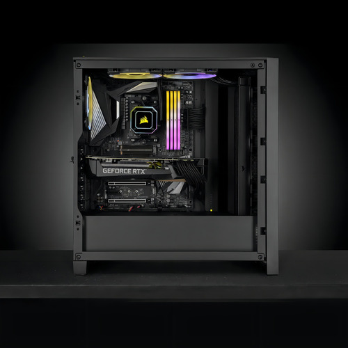Memoria RAM Vengeance RGB RS gamer color negro 8GB 1 Corsair CMG8GX4M1E3200C16