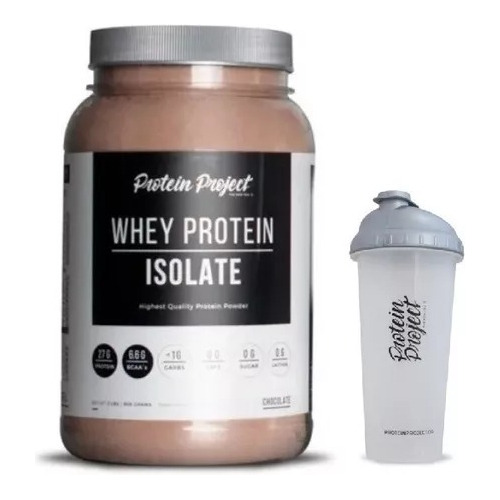 Combo Whey Protein Isolate 2lb + Vaso Shaker Protein Project