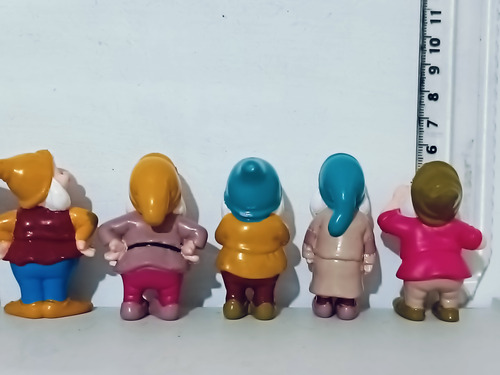 Figuras Plástico Blanca Nieves Y Los 7 Enanos Mattel 1993 (Usado)