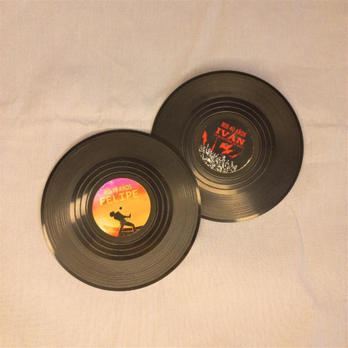 Souvenir Posa Vaso Disco Vinilo