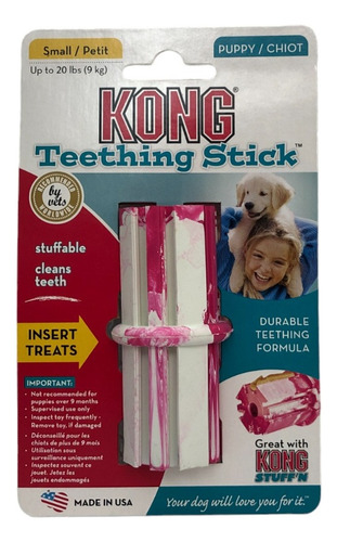Kong Teething Stick Juguete Cachorro Limpieza Dental Small