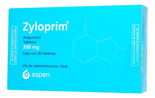 Zyloprim Tableta 300 Mg, 30 Tabletas