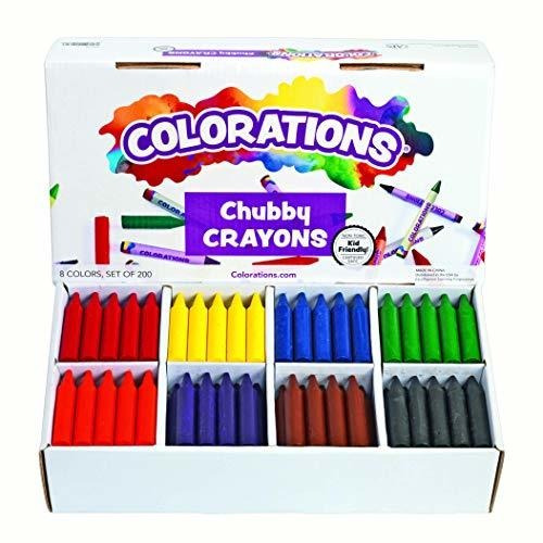 Dibujo - Colorations Chubby Crayons For Kids Juego De 200 Ra