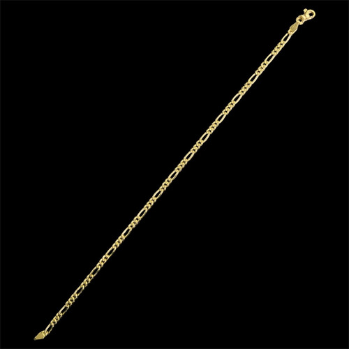 Pulsera De Oro 18k Sellada 2,5gr Dorado 7 Cm 20 Cm (Usado)