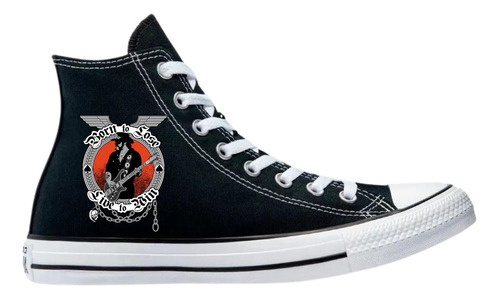 Tenis Converse Chuck Taylor All Star Bota Motorhead 617n