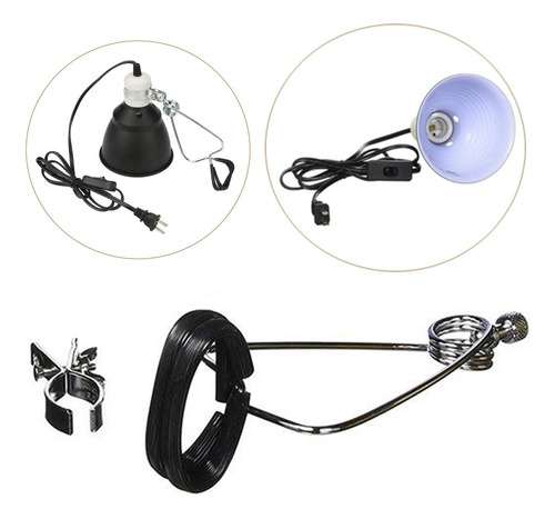 Braçadeira Lâmpada Tartaruga Réptil Calor Uva/uvb Luz