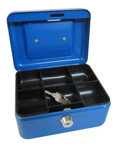 Caja Fuerte De Seguridad Metalica 25cms P Dinero Con Charola