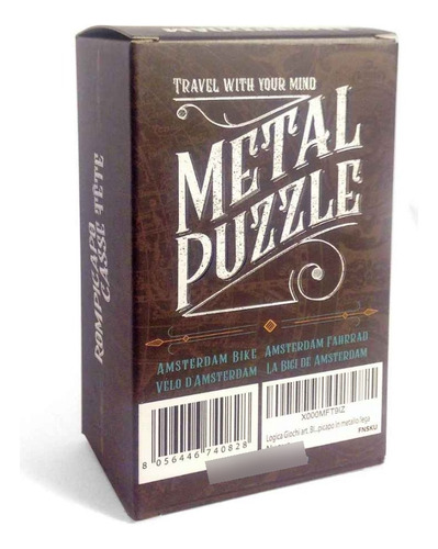 Puzzle De Metal, Bici De Amsterdam, Nivel 3/6 Difícil