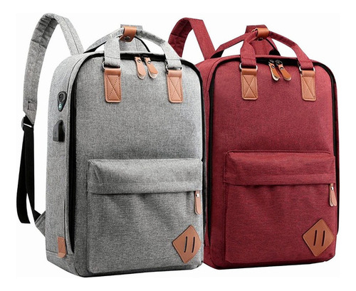 A Mochila Multifuncional Para Hombre Con Cargador Usb De 3 Pie